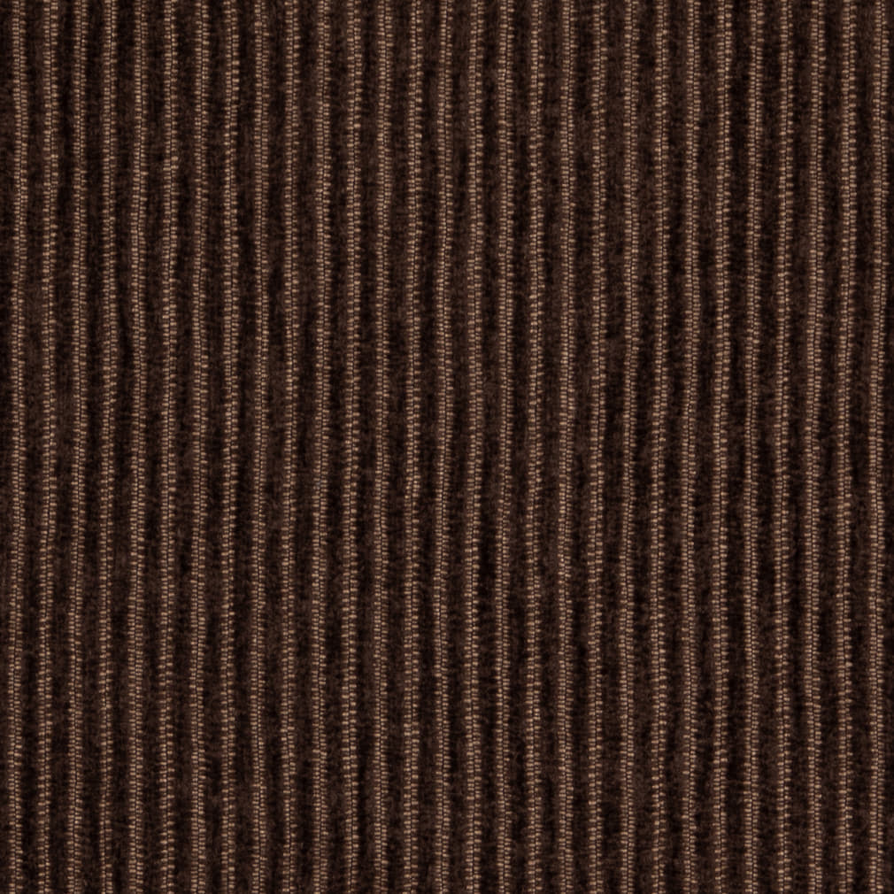 D4942 Corduroy,Small Scale,Stripe Coffee Brown Charlotte Fabrics