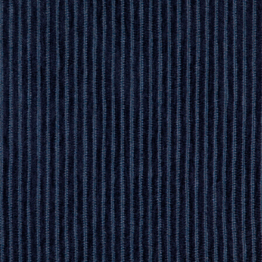 D4944 Corduroy,Small Scale,Stripe Blueberry Blue Charlotte Fabrics