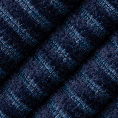 D4944 Corduroy,Small Scale,Stripe Blueberry Blue Charlotte Fabrics