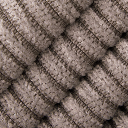 D4945 Corduroy,Small Scale,Stripe Fog Grey & Silver Charlotte Fabrics