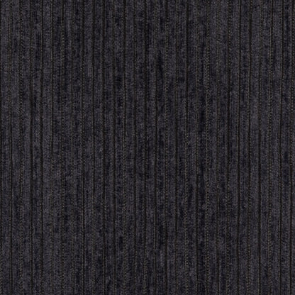 D4946 Corduroy,Small Scale,Stripe Charcoal Black Charlotte Fabrics