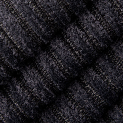 D4946 Corduroy,Small Scale,Stripe Charcoal Black Charlotte Fabrics