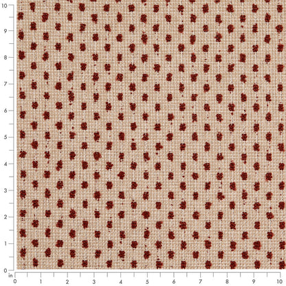 D4967 Abstract & Geometric,Small Scale Carmine Red & Burgundy Charlotte Fabrics