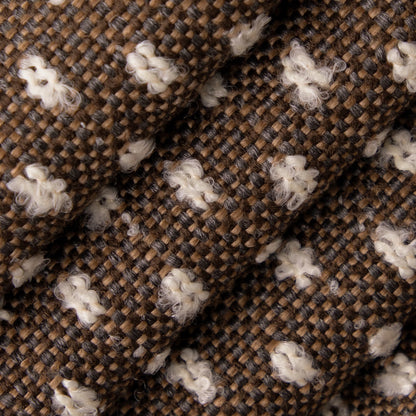 D4971 Abstract & Geometric,Small Scale Coffee Brown Charlotte Fabrics
