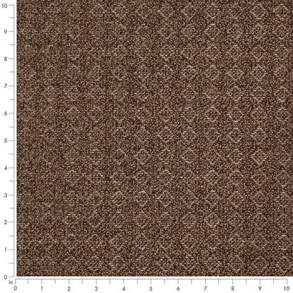 D4979 Abstract & Geometric,Diamonds,Small Scale Bark Brown Charlotte Fabrics