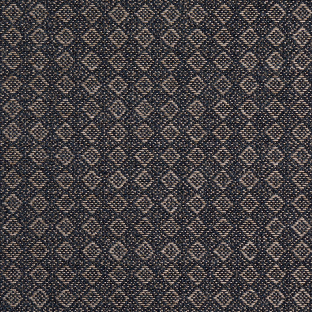 D4981 Abstract & Geometric,Diamonds,Small Scale Navy Blue Charlotte Fabrics