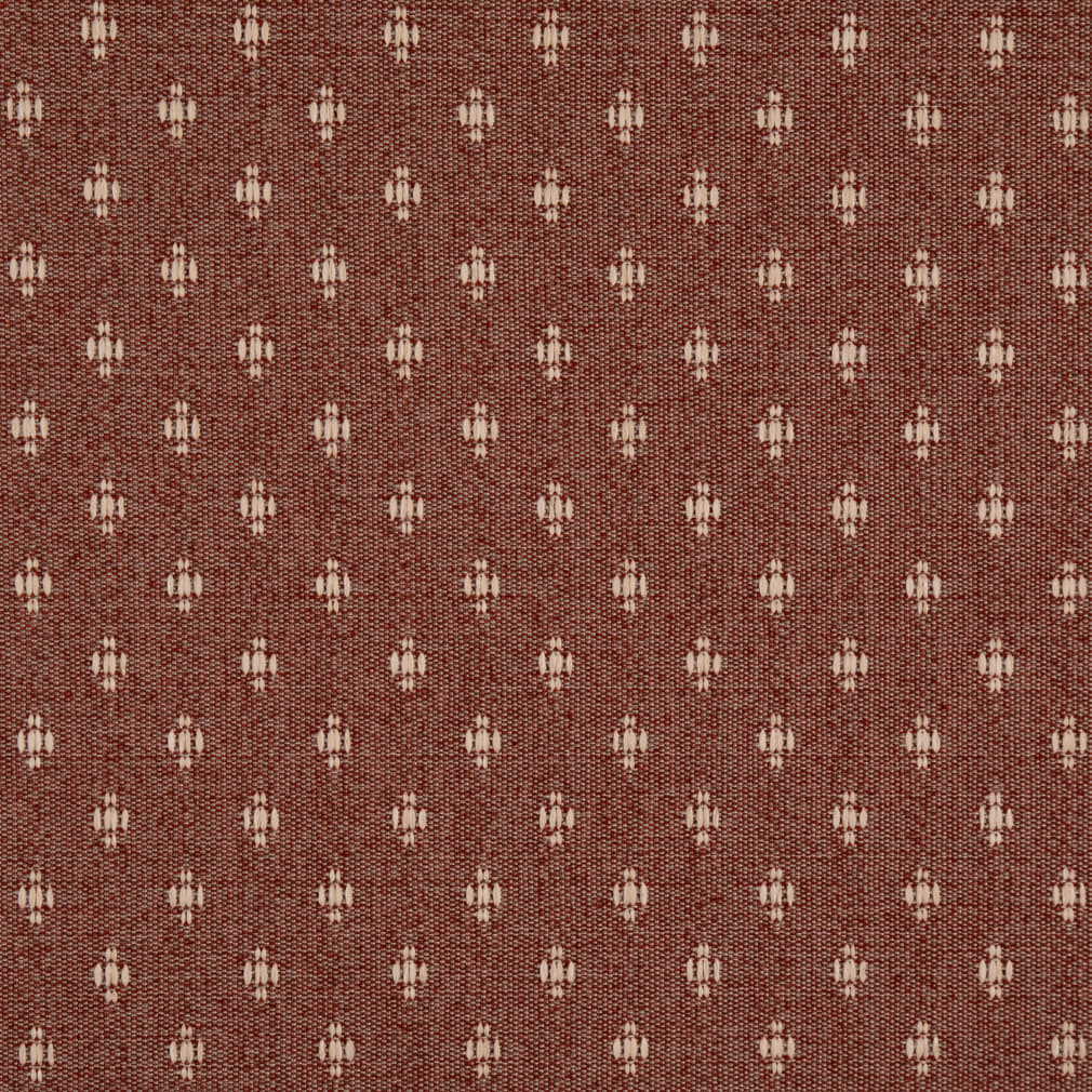D4983 Abstract & Geometric,Small Scale Cherry Red & Burgundy Charlotte Fabrics