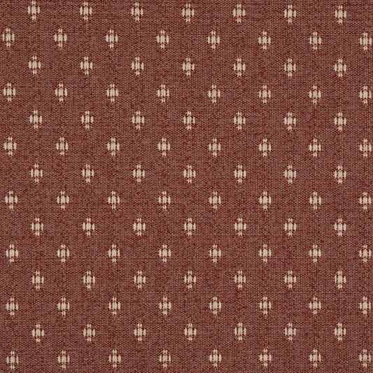D4983 Abstract & Geometric,Small Scale Cherry Red & Burgundy Charlotte Fabrics