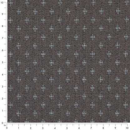 D4989 Abstract & Geometric,Small Scale Denim Blue Charlotte Fabrics