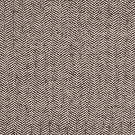 D5008 Herringbone & Chevron,Small Scale Gunmetal Grey & Silver Charlotte Fabrics