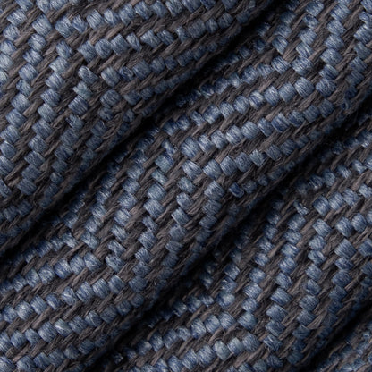 D5010 Herringbone & Chevron,Small Scale Denim Blue Charlotte Fabrics