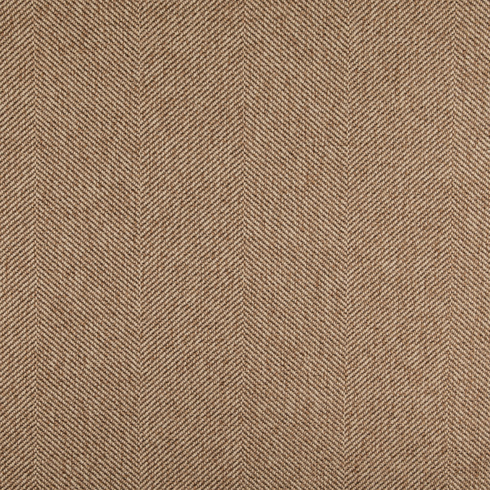D5012 Herringbone & Chevron Pecan Brown Charlotte Fabrics