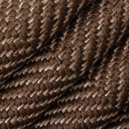 D5013 Herringbone & Chevron Mahogany Brown Charlotte Fabrics
