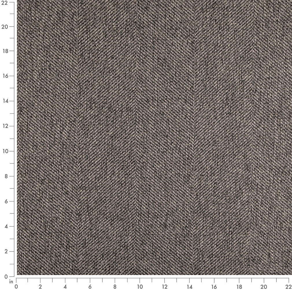 D5017 Herringbone & Chevron Gravel Grey & Silver Charlotte Fabrics