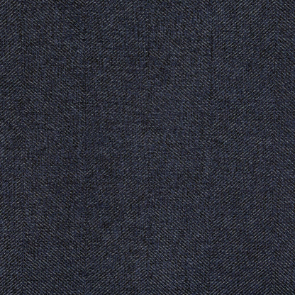 D5021 Herringbone & Chevron Ink Blue Charlotte Fabrics