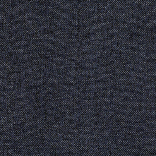 D5021 Herringbone & Chevron Ink Blue Charlotte Fabrics