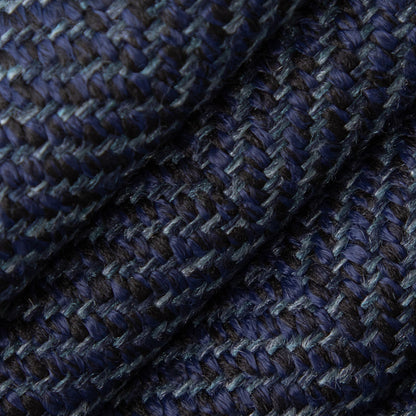 D5021 Herringbone & Chevron Ink Blue Charlotte Fabrics