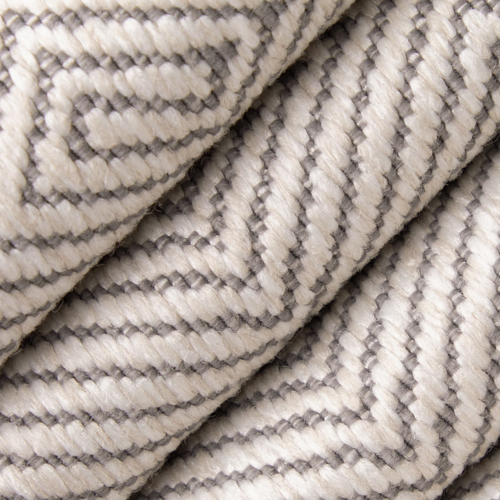 D5025 Abstract & Geometric,Greek Key Stone Grey & Silver Charlotte Fabrics