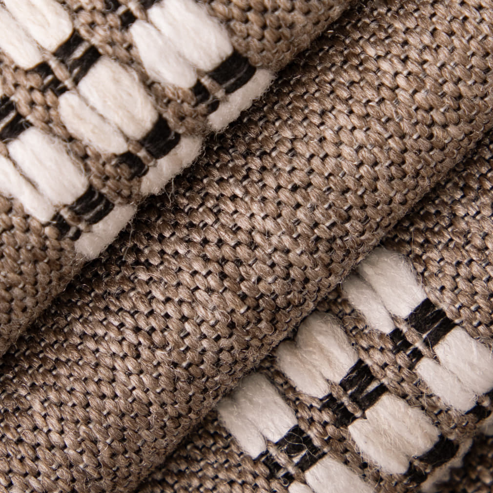D5029 Abstract & Geometric Mushroom Brown Charlotte Fabrics