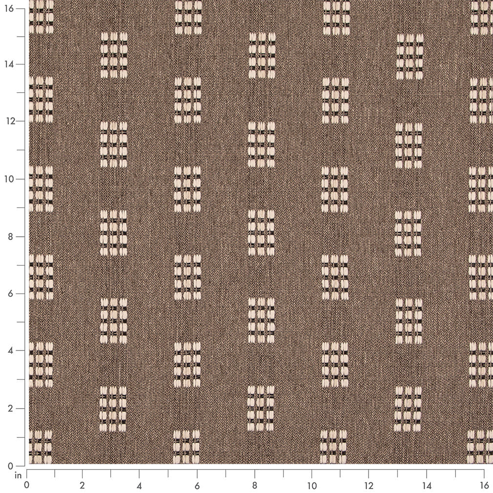 D5029 Abstract & Geometric Mushroom Brown Charlotte Fabrics