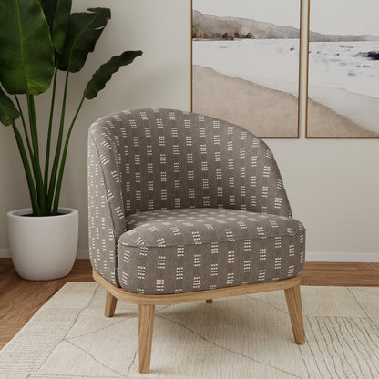 D5031 Abstract & Geometric Fog Grey & Silver Charlotte Fabrics