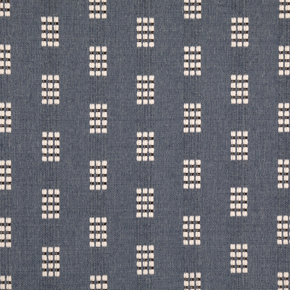 D5033 Abstract & Geometric Wedgewood Blue Charlotte Fabrics