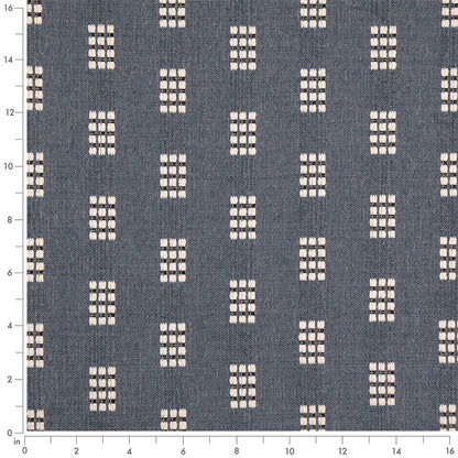 D5033 Abstract & Geometric Wedgewood Blue Charlotte Fabrics
