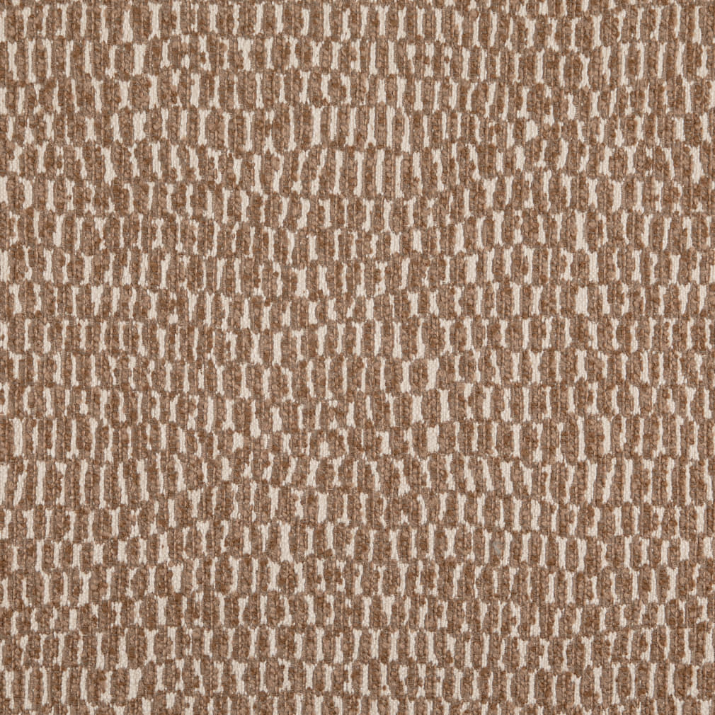 D5034 Abstract & Geometric Camel Brown Charlotte Fabrics
