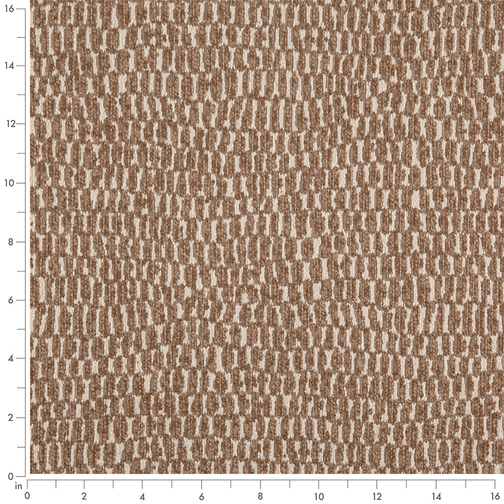 D5034 Abstract & Geometric Camel Brown Charlotte Fabrics