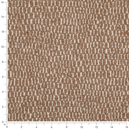 D5034 Abstract & Geometric Camel Brown Charlotte Fabrics