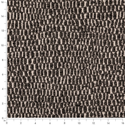 D5037 Abstract & Geometric Soot Black Charlotte Fabrics