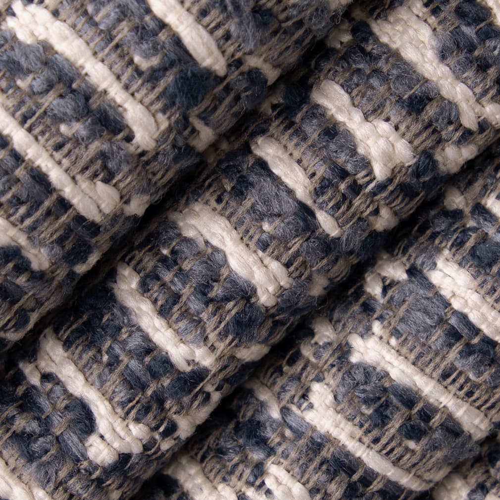 D5040 Abstract & Geometric Marine Blue Charlotte Fabrics