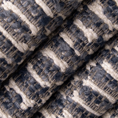 D5040 Abstract & Geometric Marine Blue Charlotte Fabrics
