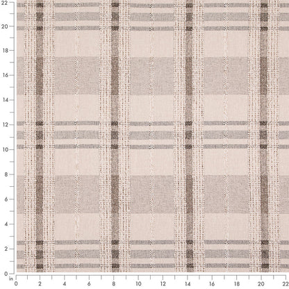 D5053 Plaid Beige Beige & Taupe Charlotte Fabrics