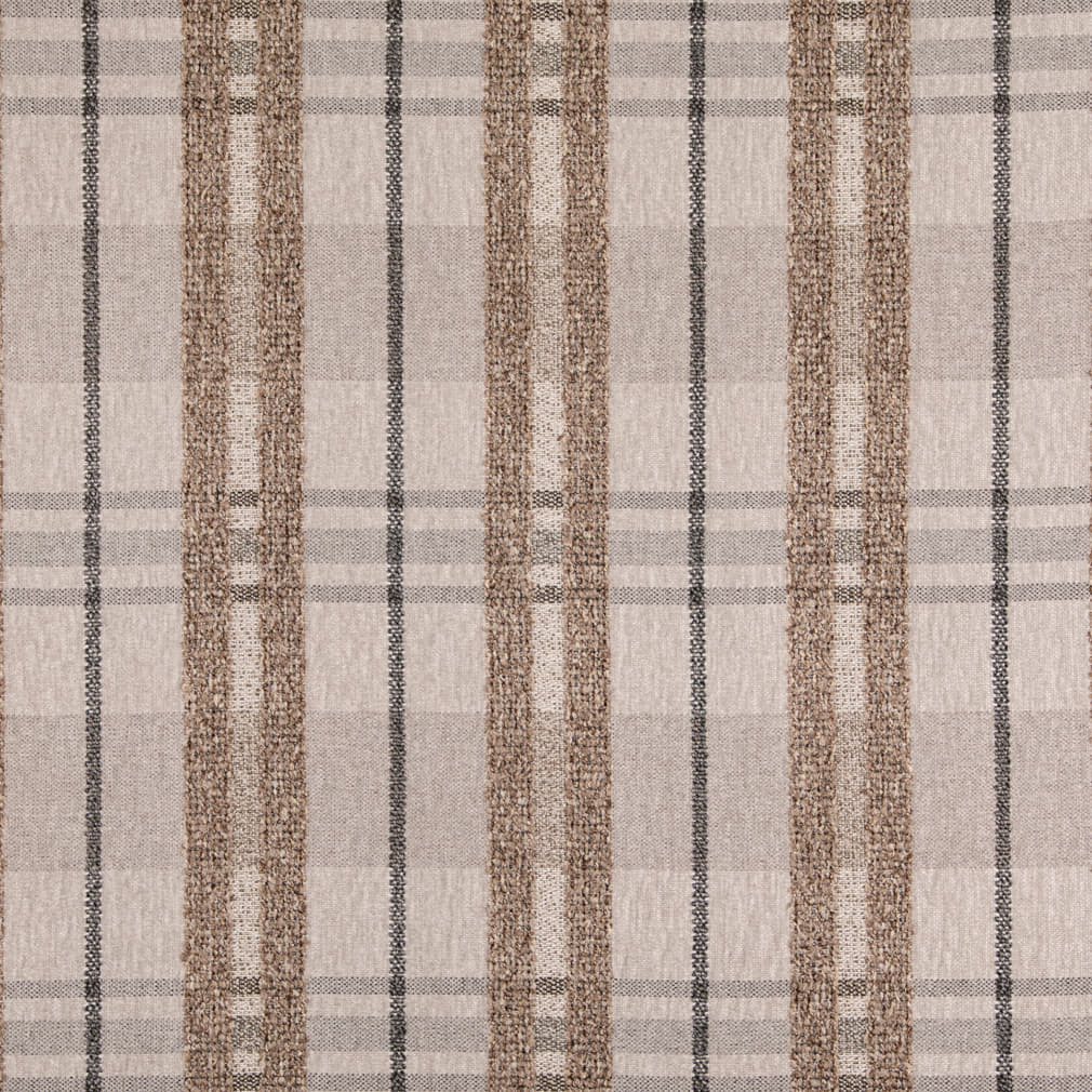 D5055 Plaid Pumice Grey & Silver Charlotte Fabrics