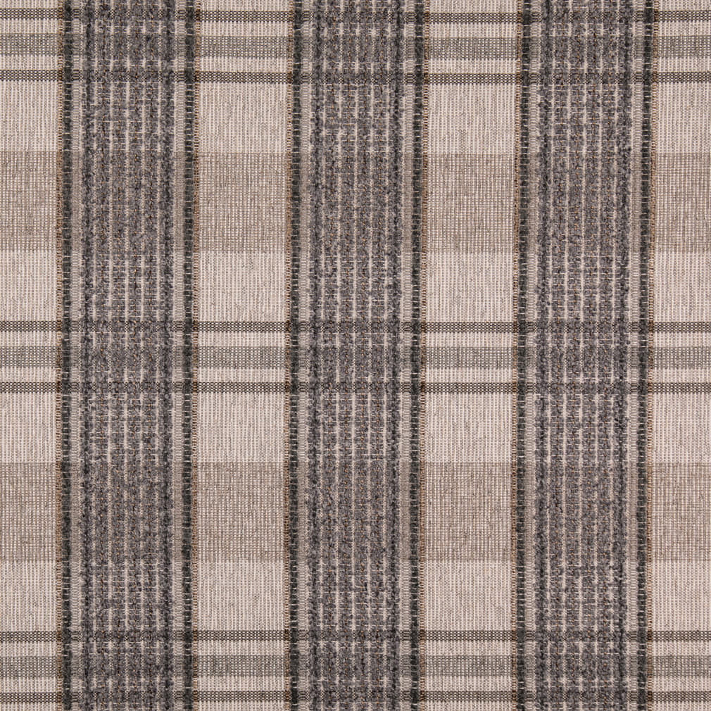 D5057 Plaid Pewter Grey & Silver Charlotte Fabrics