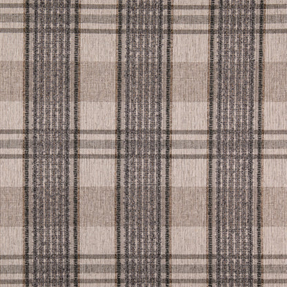 D5057 Plaid Pewter Grey & Silver Charlotte Fabrics