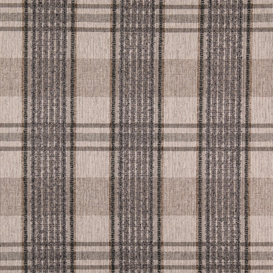 D5057 Plaid Pewter Grey & Silver Charlotte Fabrics