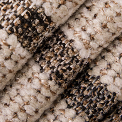 D5059 Plaid Latte Beige & Taupe Charlotte Fabrics