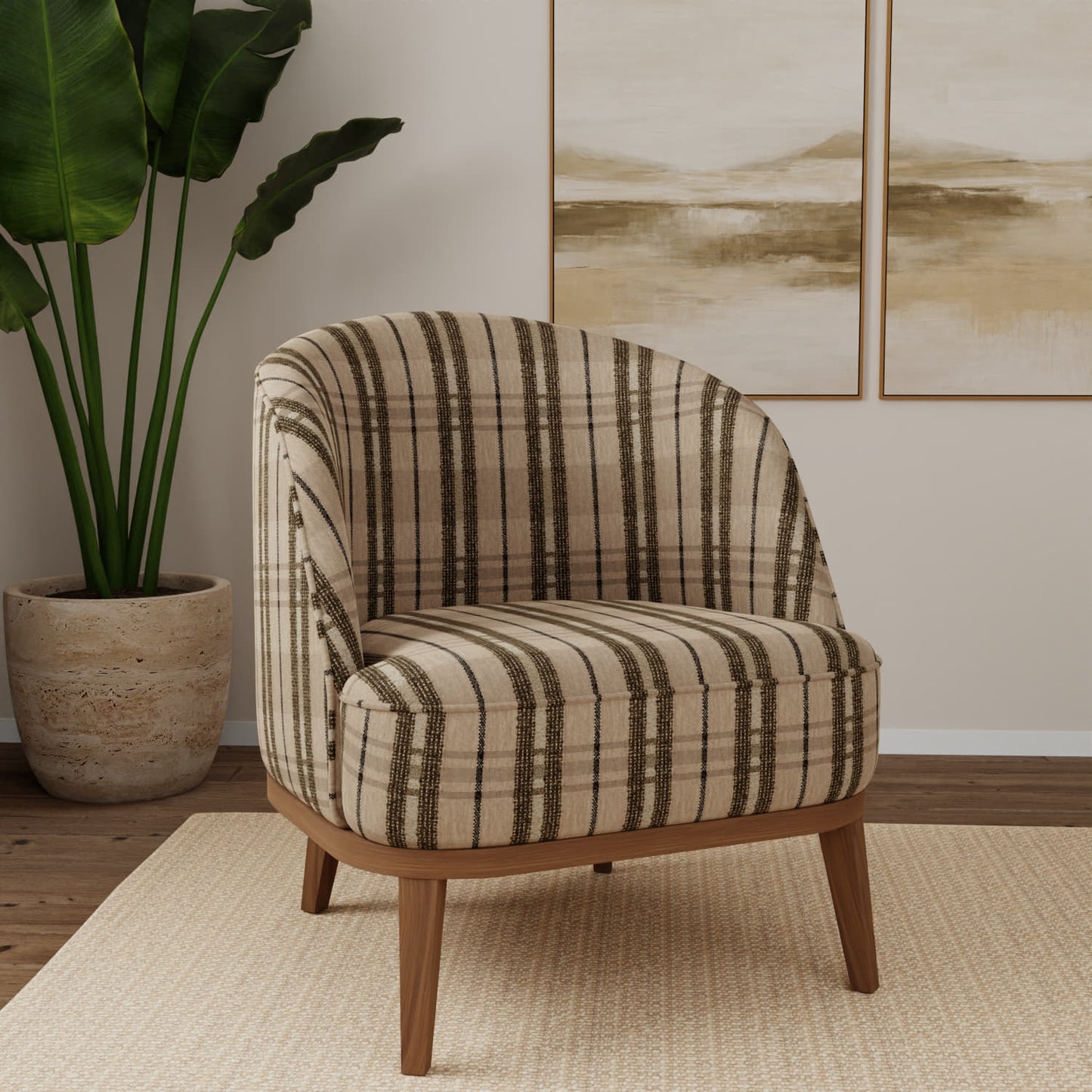 D5062 Plaid Moss Green Charlotte Fabrics