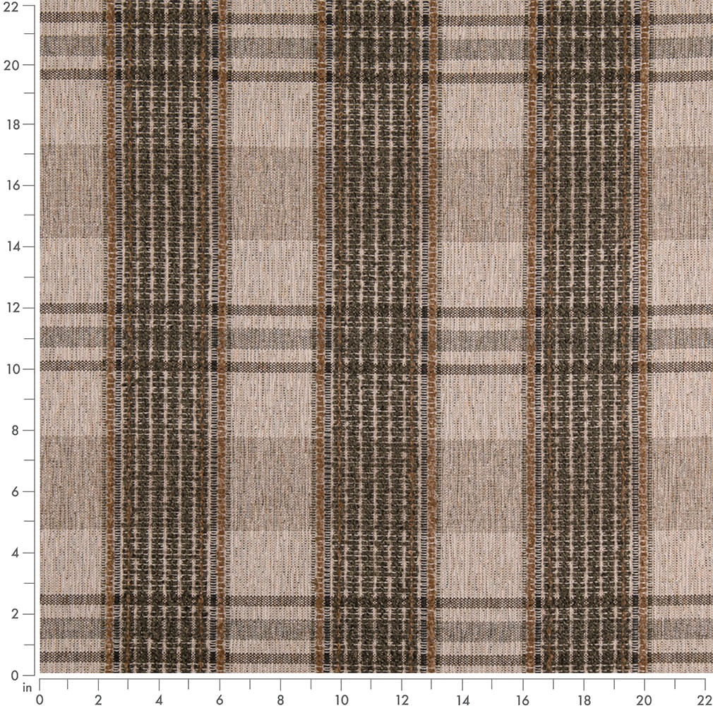 D5063 Plaid Herbal Green Charlotte Fabrics