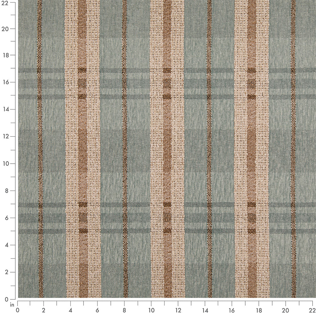 D5064 Plaid Spa Aqua & Teal Charlotte Fabrics