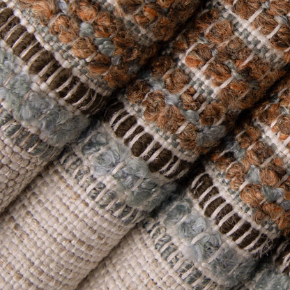 D5065 Plaid Mineral Aqua & Teal,Brown Charlotte Fabrics
