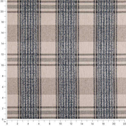 D5066 Plaid Tide Blue Charlotte Fabrics