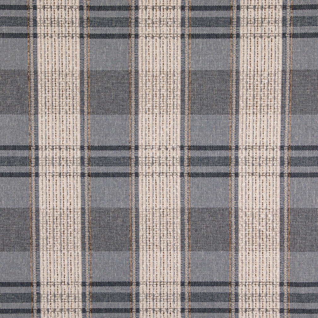 D5067 Plaid Horizon Blue Charlotte Fabrics