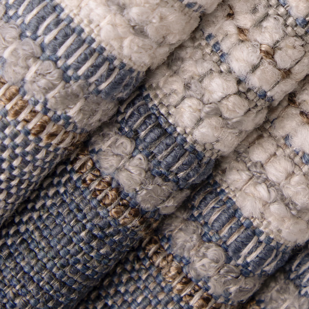 D5067 Plaid Horizon Blue Charlotte Fabrics