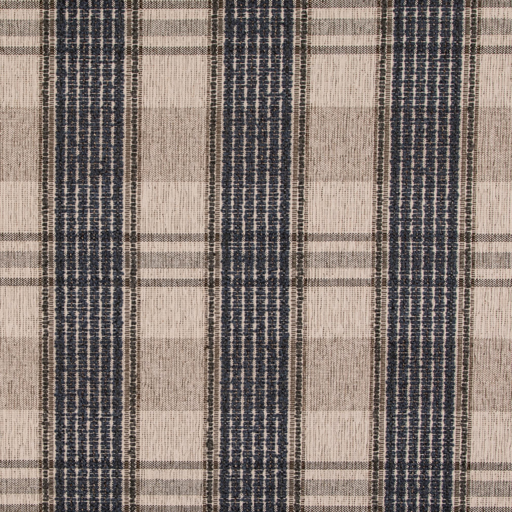 D5068 Plaid Blueberry Blue Charlotte Fabrics