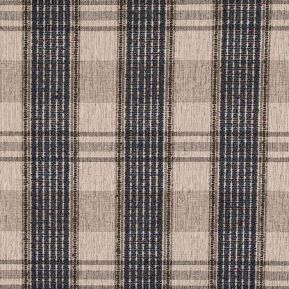 D5068 Plaid Blueberry Blue Charlotte Fabrics