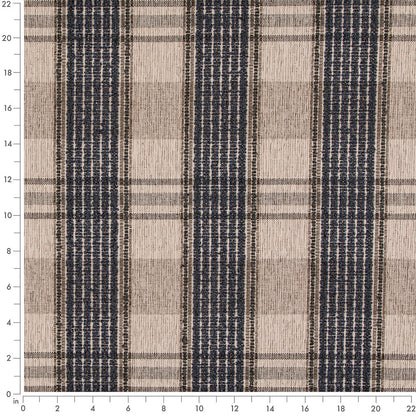 D5068 Plaid Blueberry Blue Charlotte Fabrics