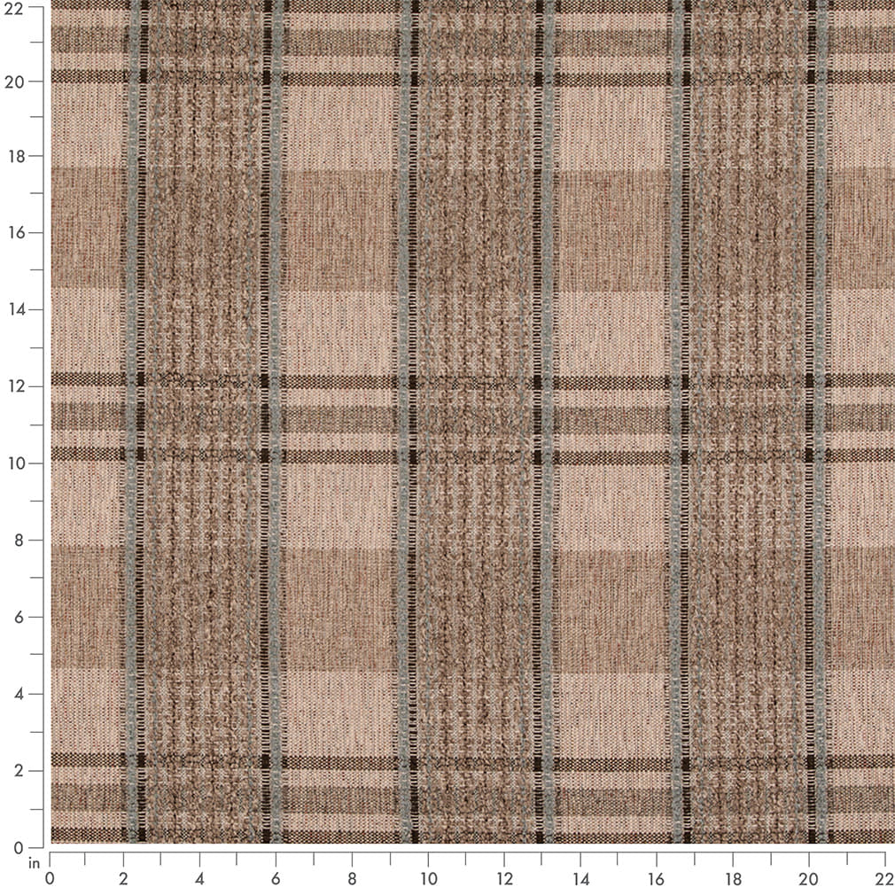 D5069 Plaid Sky Blue Charlotte Fabrics